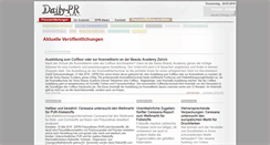 Desktop Screenshot of daily-pr.de