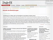 Tablet Screenshot of daily-pr.de